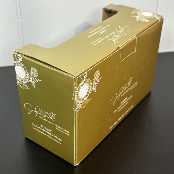 Thanksgiving Turkey Salt And Pepper Shakers Jaclyn Smith Collection Hand Painted - Picture 7 of 9